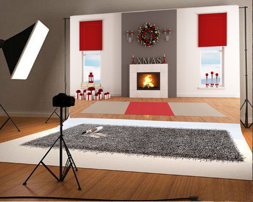 Best photo backdrops 10×10 christmas living room