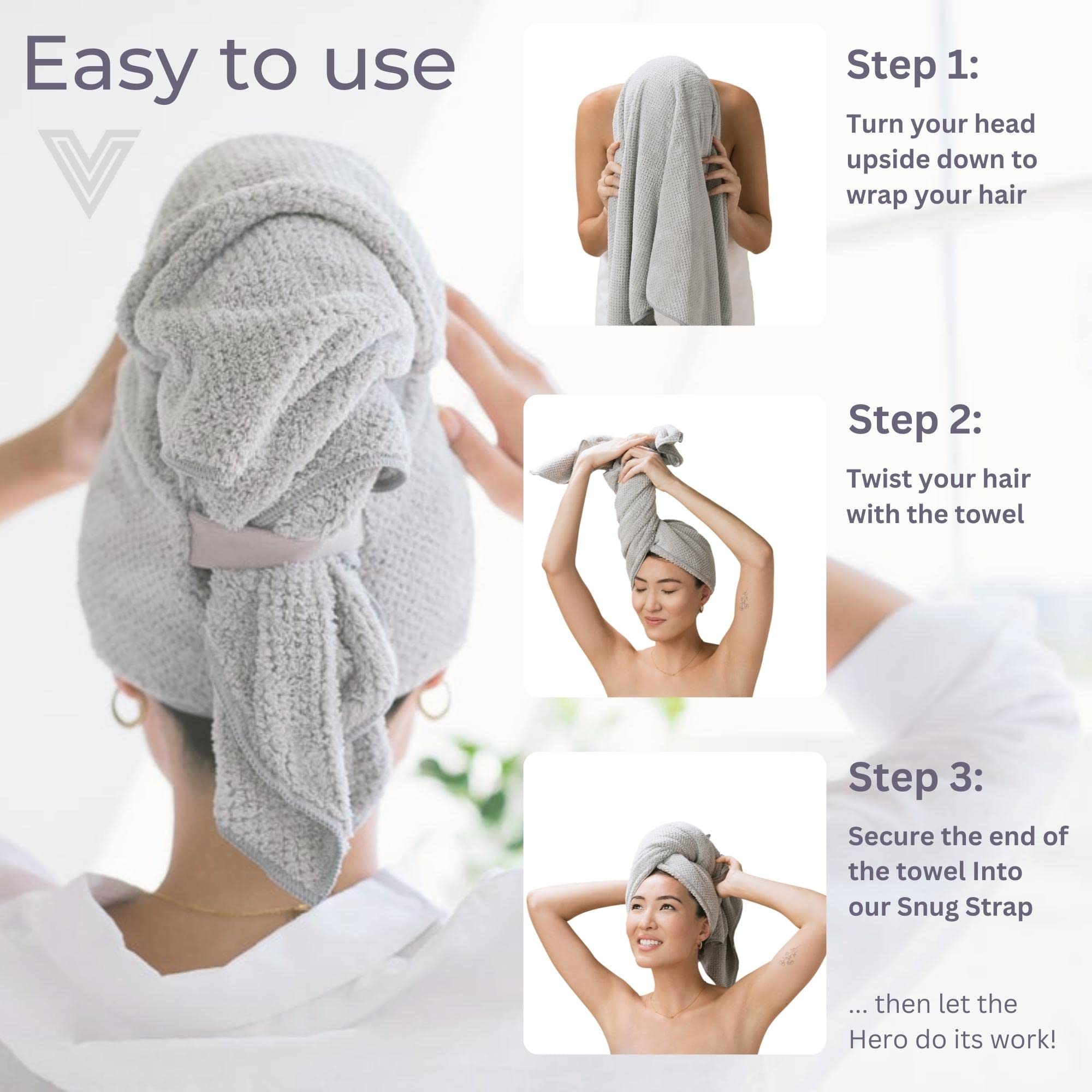 VOLO Hero Nanoweave Hair Towel