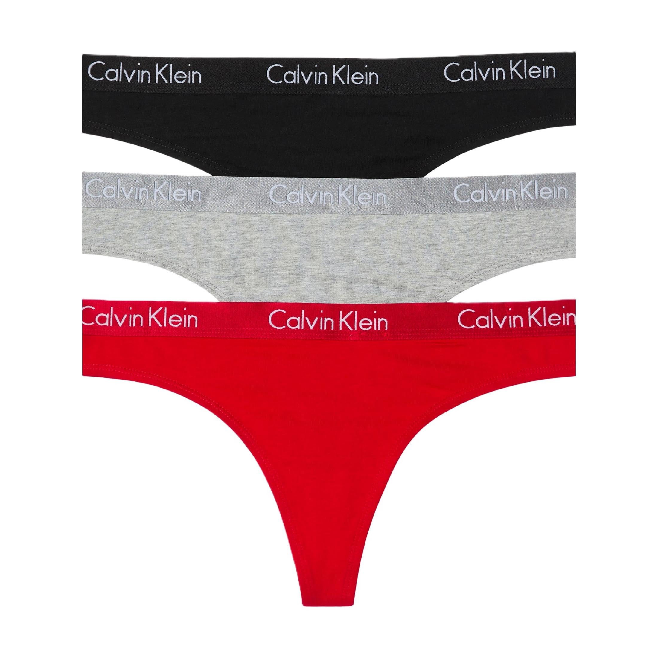 Calvin Klein Motive Cotton Multipack Thong Panty Image