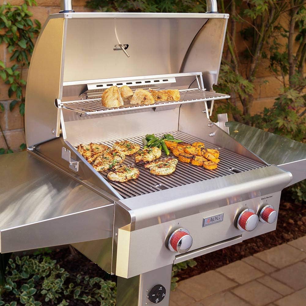 Review AOG American Outdoor Grill 24NPT00SP TSeries 24 inch Natural Gas Grill On Pedestal