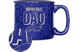 Rico Industries NFL Football Dad 12oz Laser Engraved Campfire Mug