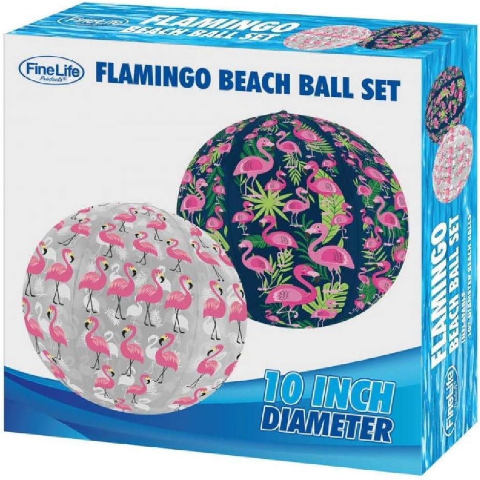 flamingo beach ball