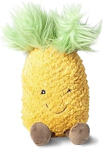 NANDOG My BFF Fruit Collection Squeaky Dog Toy with Squeaker – Plush Puppy Toy for Small and Medium Breed Non-Aggressive Chewers – Soft 15 Inch Soft Dog Toy Provides Fun and Companionship