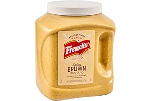 French's Spicy Brown Mustard, 105 oz - One 105 Ounce Bulk Container of Hot Brown Mustard, Perfect for Professional Use or for Refillable Containers at Home
