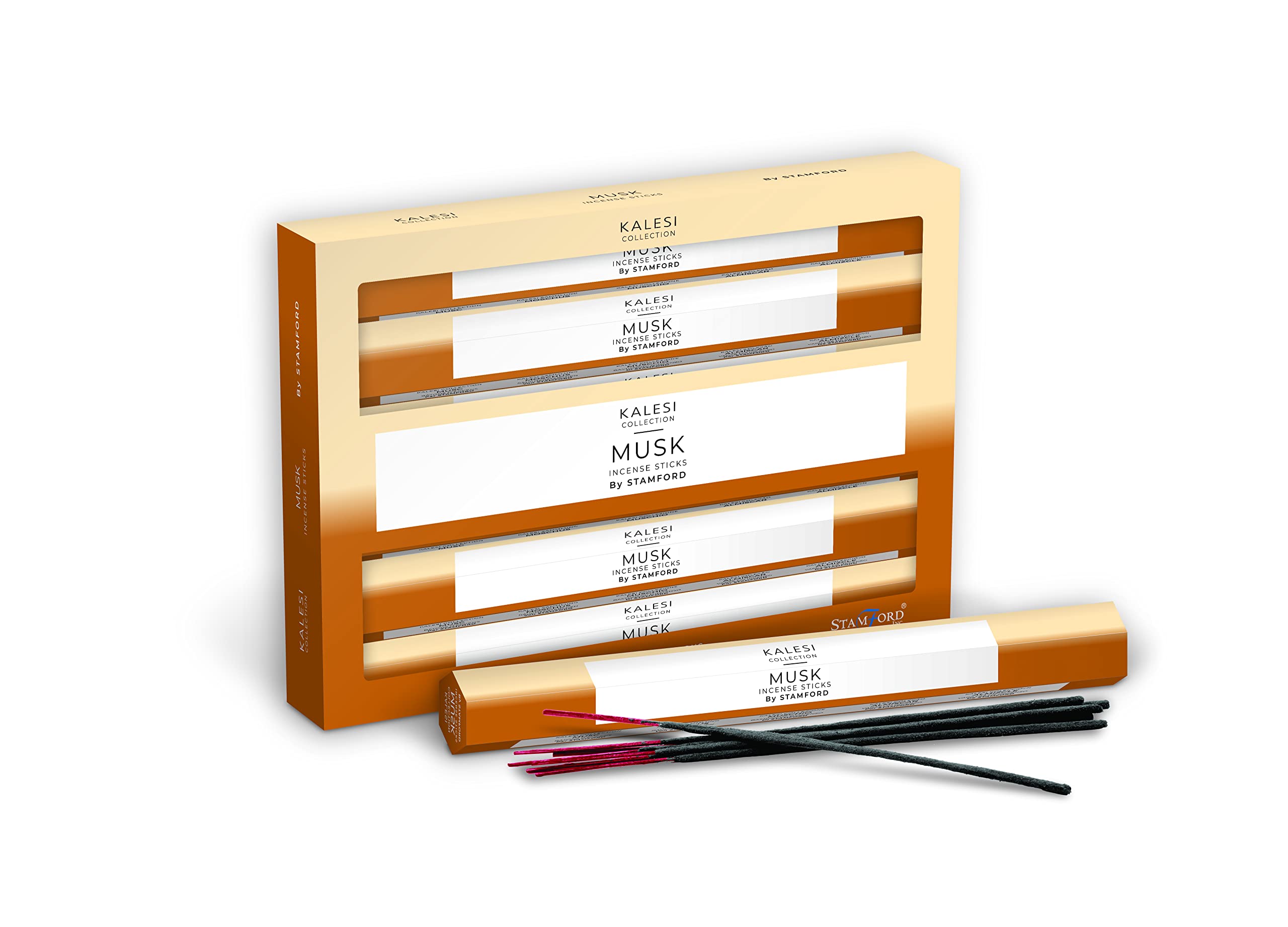 The Kalesi Collection by Stamford Musk Hex Incense Sticks - Pack of 6
