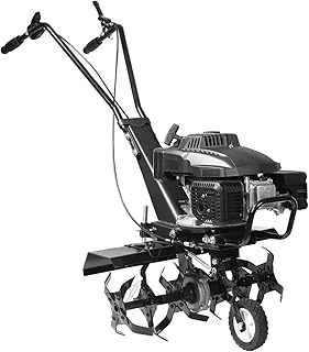 BRAST Benzin Ackerfräse 4,4kW(6PS) Radantrieb Motorhacke Gartenfräse Bodenfräse Kultivator 2 Arbeitsbreiten 36cm/60cm