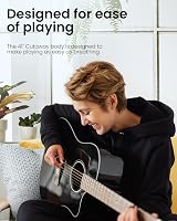 Moukey Acoustic Guitar Full Size 41 Inch Cutaway Beginner Kit with Accessories view 6
