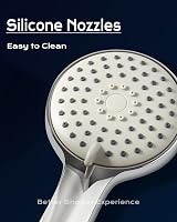 SAMODRA Shower Head High Pressure Handheld Chrome 3 Spray Settings view 5