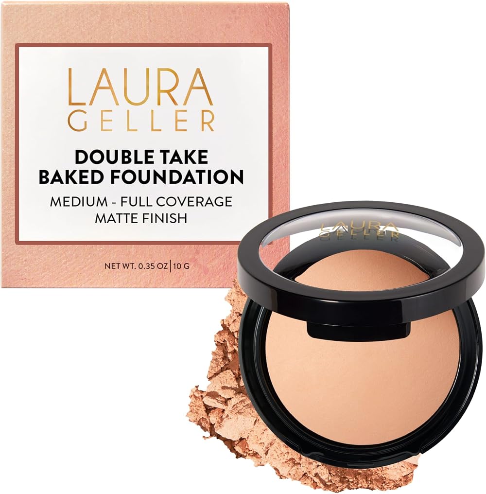Laura Geller New York Baked Double Take Powder Foundation Fair Matte Finish