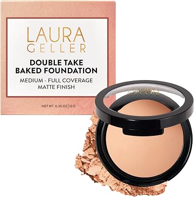 Laura Geller New York Baked Double Take Powder Foundation Fair Matte Finish