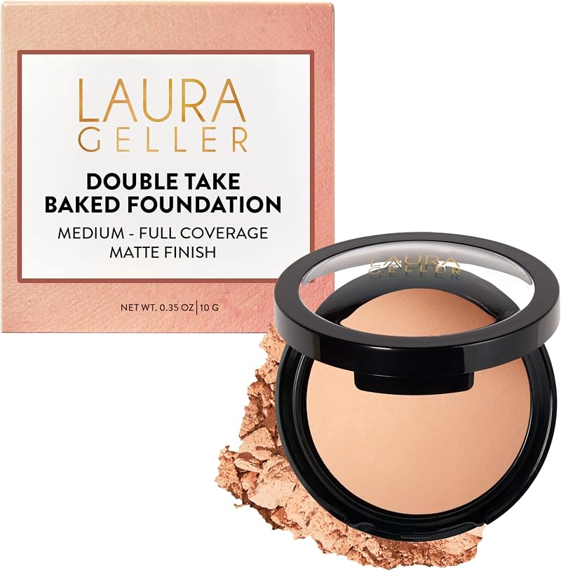 Laura Geller New York Baked Double Take Powder Foundation Fair Matte Finish