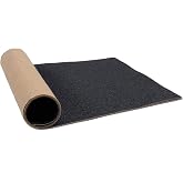 ZUEXT 10.6" x 43.3" Black Skateboard Grip Tape Sheet (110x27cm) | Bubble Free, Waterproof, for Scooter Longboard Griptape, Sandpaper for Rollerboard Stairs Pedal Wheelchair Steps