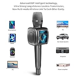 TOSING G6 Pro Karaoke Machine Microphone Wireless