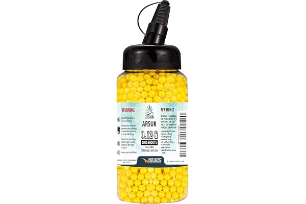 ARSUK Airsoft BB Pellets 0.20g 6mm – Ultra-Smooth Seamless for High-Precision Target Practice & Recreational Shooting – ABS P