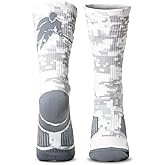 ChalkTalkSPORTS Hockey Performance Crew Socks - Multiple Designs & Colors - Youth & Adult - Hockey Mid-Calf Socks