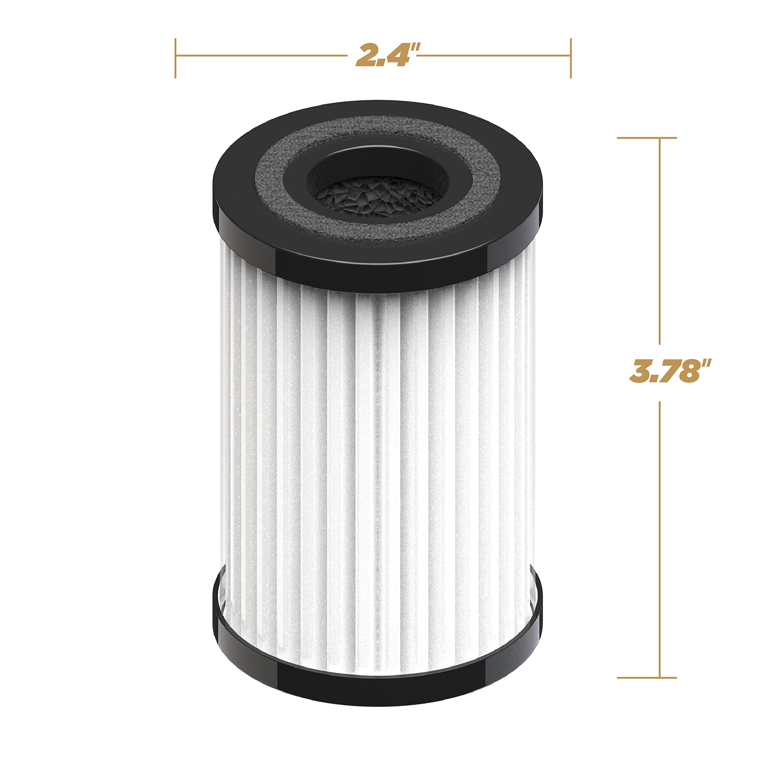 Scosche AFP2RF-SP FrescheFILTER Replacement Filter for Scosche Air Purifier, Exclusively Compatible with AFP2-SP & AFP2WT-SP FrescheAIR Models Only (Not Compatible with AFP-SP Pro model)