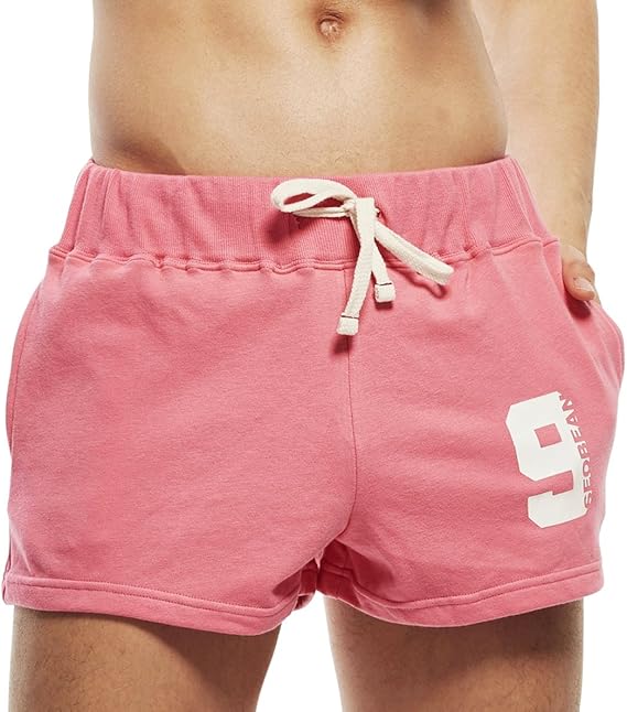 Amazon セビン Seobean メンズ ショートパンツ 短パン ジムウェア ローライズ リラックスパンツ ルームウェアボトムス 通販