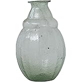 Creative Co-Op Round Serene Glass Vase, Light Green