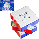 Cubershop Moyu WeiLong V11 WRM 20M Ball core MagLev UV Stickerless Magnetic 3x3 Speed Cube, Latest Arrival Luxury Adjustable Tension 3 by 3 100 Magnets Pro Ultra Smooth Deluxe Magic Cloth Cube