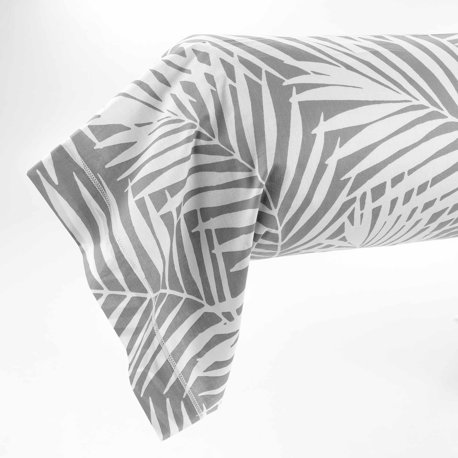 douceur d'intérieur, Bolster Cover 85 x 185 cm Botania Grey 100% Cotton