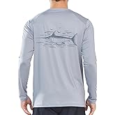 NORTHYARD Men's Sun Protection Shirts Long Sleeve Swim Beach Rash Guard SPF UV UPF 50+ Fishing T-Shirt Quick Dry Lightweight