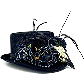 Steampunk Mad Hatter Scientist Top Hat For Halloween Costume Cosplay Party For Adult