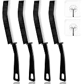 OKOM Multifunctional Stainless Steel Crevice Cleaning Brush - Hard Bristles for Kitchen &amp; Bath Gap Cleaning