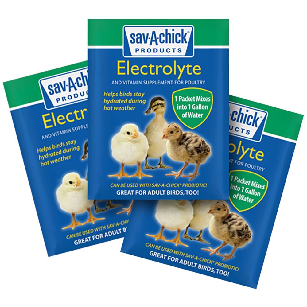 SavAChick 9 Pack of Electrolyte and Vitamin Supplement for Poultry
