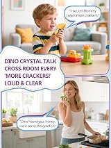 Inspireyes Kids Walkie Talkies 2 Pack Dinosaur Toys 3 7 48H Rechargeable view 4