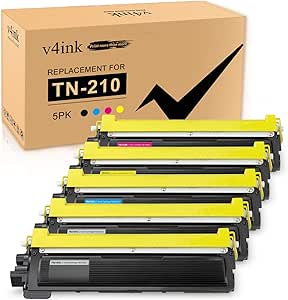 Cartuccia Toner 4 Pezzi Per Stampante Brother TN210 TN-210 - Foto 5