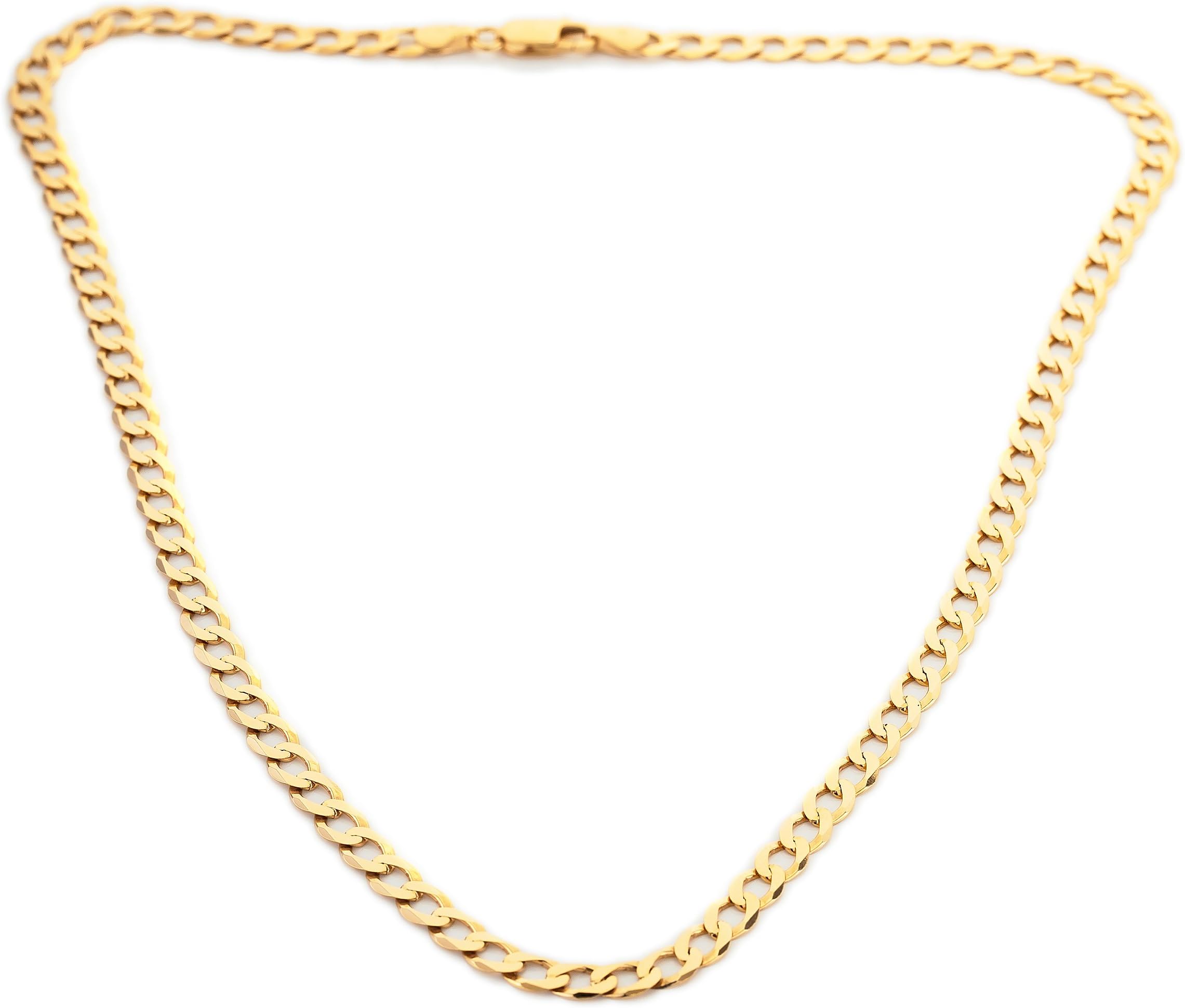 Molto Bella JewelleryClearance 9ct Gold Diamond Cut Curb Link Chain Necklace Approx 1/2oz (20) Width 5.6mm