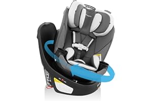 Evenflo Gold Revolve360 Slim 2-in-1 Rotational Car Seat with SensorSafe (Pearl Gray)