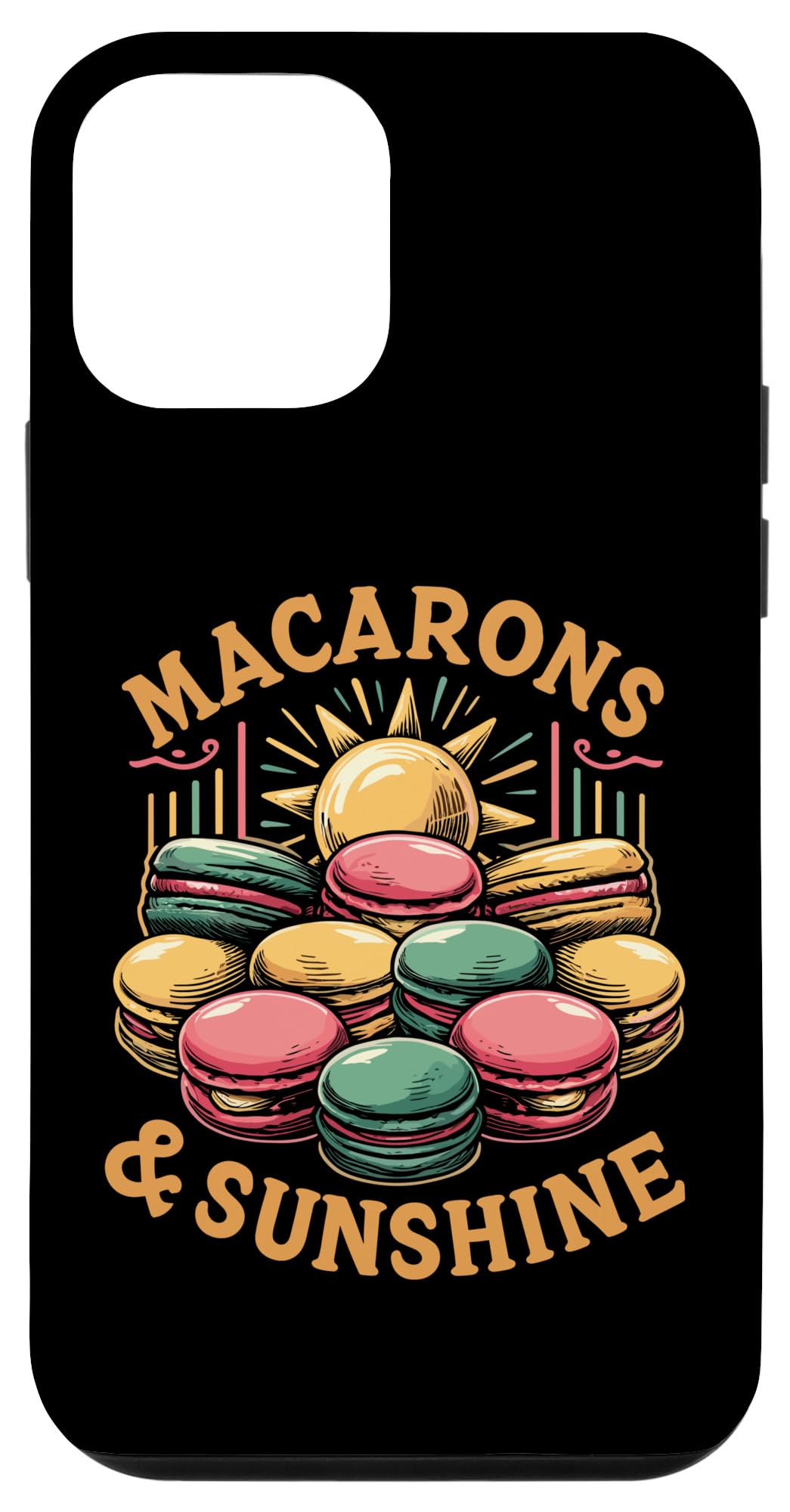 iPhone 12 mini Macaron Lover Macarons & Sunshine French Dessert Case