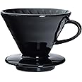Kajava Mama Pour Over Coffee Dripper - Ceramic Slow Brewing Accessories for Home, Cafe, Restaurants - Easy Manual Brew Maker 