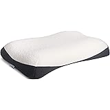 Coolux Memory Foam Pillow - Contour Sleeping Pillows, Cervical Bed Pillow for Back, Stomach, Side Sleepers - Orthopedic Pillo