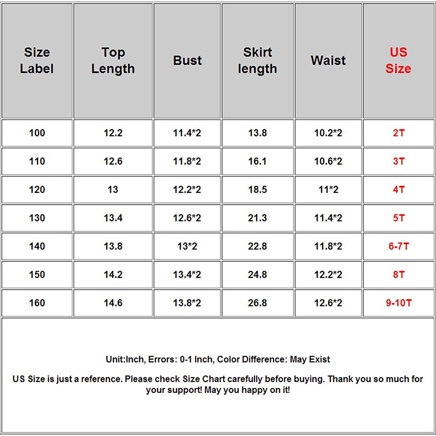 ROMASA Moana Costume Girls Adventure Outfit Cosplay Two-Piece Dress up Skirt Set (3.61ft/3-4Y)