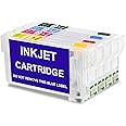 KiteiHiry KHY 812XL Empty Refillable Ink Cartridges with Chip 812XL Workforce Pro WF-7840 WF-7820 WF-7310 EC-C7000 Empty Refill Ink Cartridges Printers Used for Regular Or Sublimation Ink Cartridge