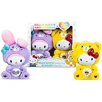 Care Bears Hello Kitty 9" Bean Plush - Cinnamoroll as Love-A-Lot Bear |  Amazon.com.br