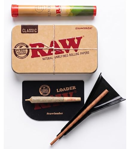 Amazon.com: RAW Round Can Case (Smoking Goods, Hand Rolled Tobacco  Supplies) : Health & Household