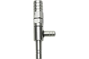 Deschem Stainless Steel Aspirator Pump,Humboldt,Lab Vacuum Hydro Aspirators Filter Pumps Rubber O-Ring with Super Glue for Seal