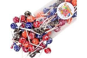 GRANDYS CANDYS Assorted Fruit Flavored Tootsie Roll Pops- America's Favorite LolliPop with Chocolately Center- Classic, Bulk Sizes, Variety Pack (1 Pound)