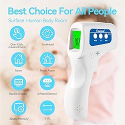 Berrcom Thermometer, 3 in 1 Contactless Infrared
