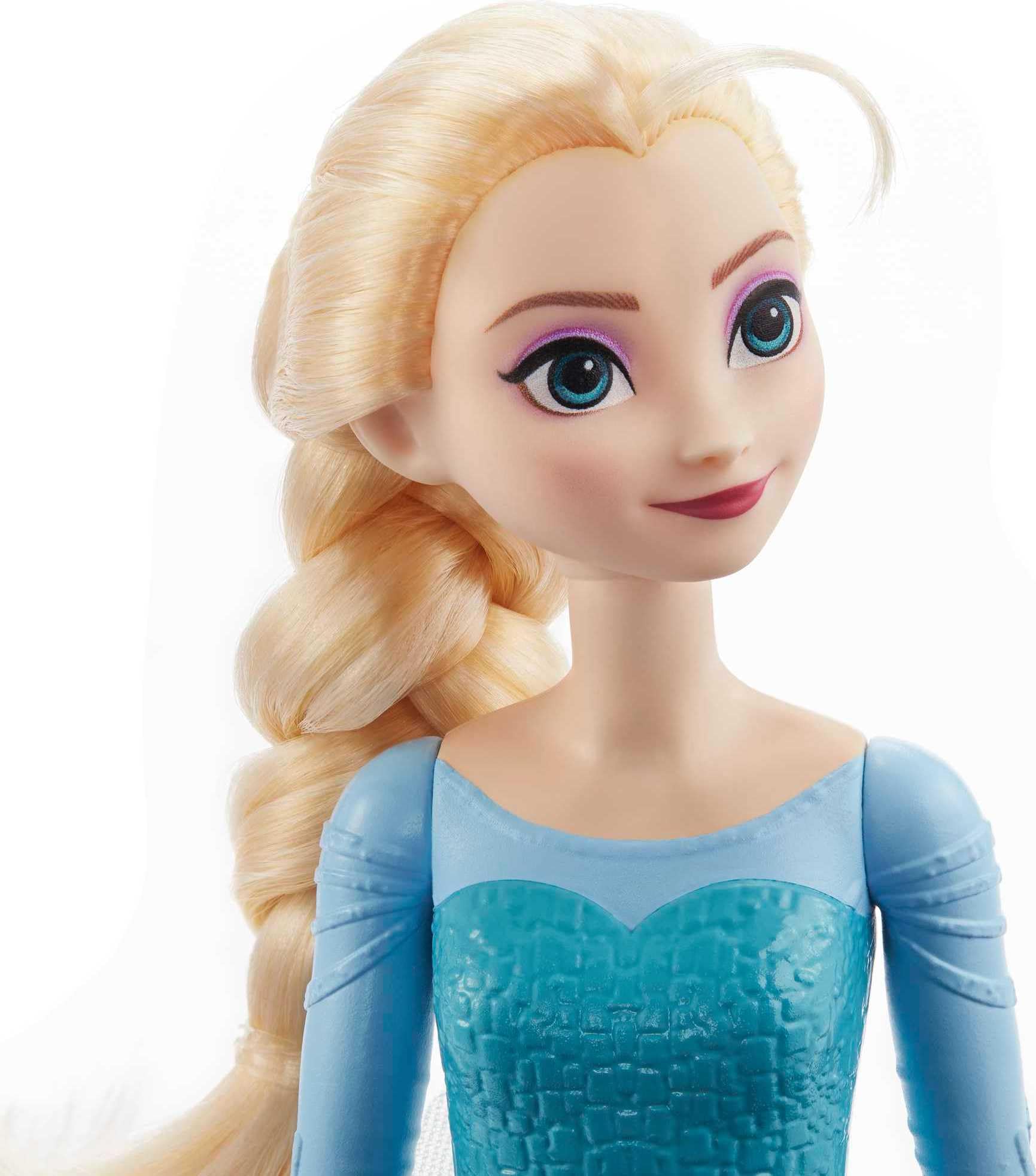Mattel Disney Eiskönigin Elsa Puppe & Prinzessin Anna Puppe, kämmbare Haare 3