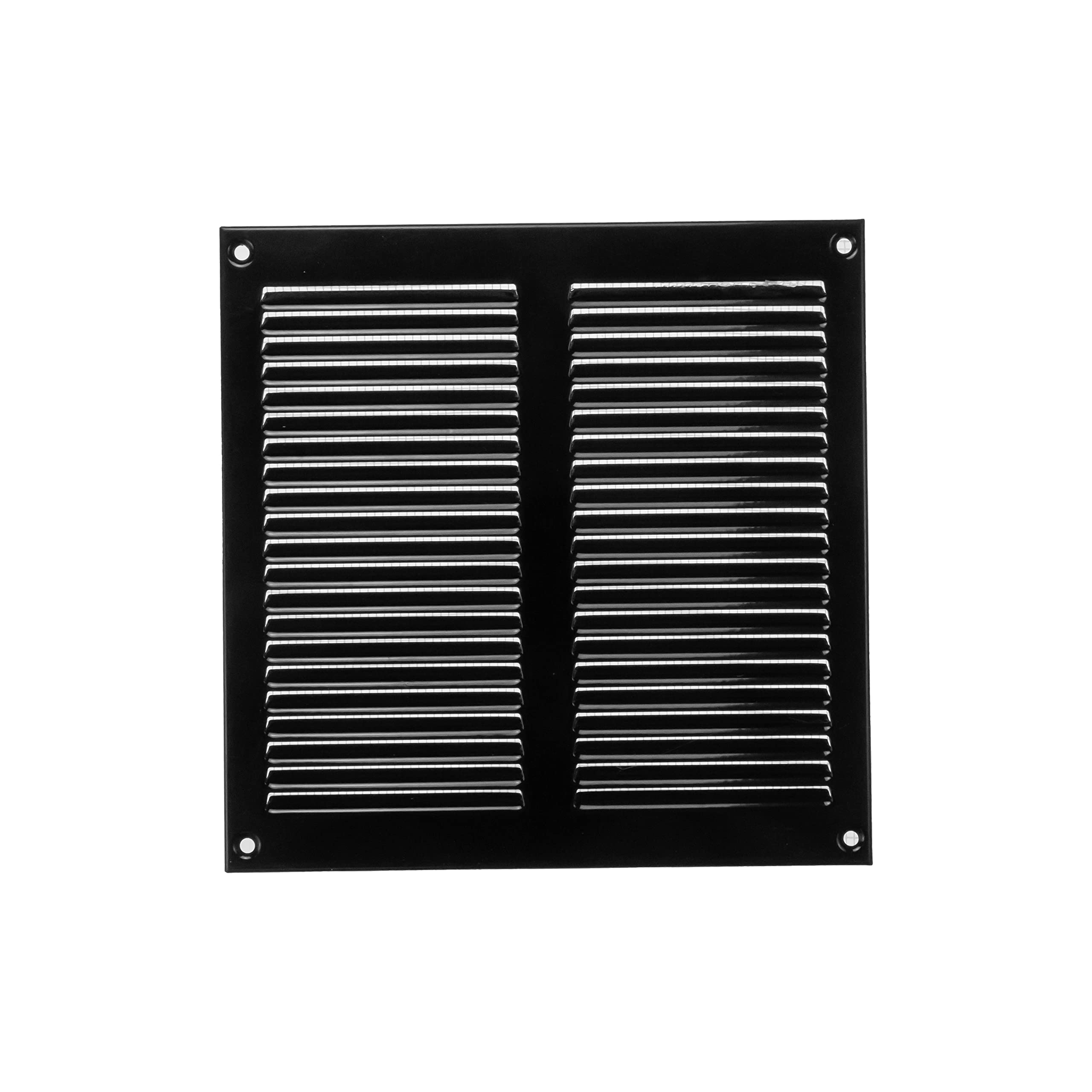 8" x 8" Inch / 200 x 200 mm Black Air Vent Cover - Steel Return Air Grilles - for Ceiling and Sidewall - HVAC - with Insect Protection Screen (7.87''x7.87'' Inch, Black) — image 1