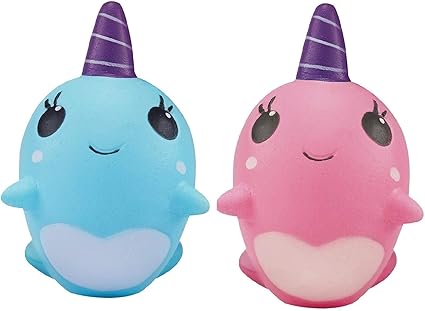 squishy narwhal toy
