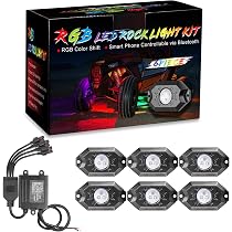 thumbnail image 2 of AUTOXBERT 12-Pod RGB LED Rock Lights Kit – App Controlled, Music Mode, Multi-Color Underglow 2 of 5