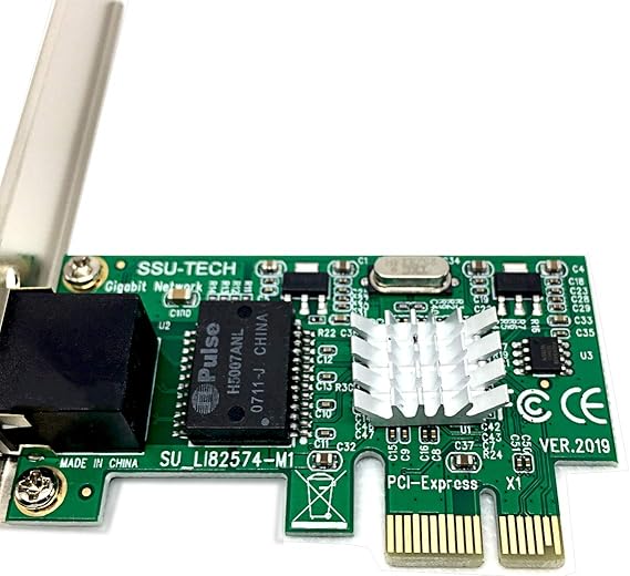 Nic 82574 Gigabit Ethernet de Puerto RJ45 con chipset Intel 82574L para ...