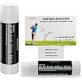 Fitiefun Golf Anti Slice &amp; Anti Hook Solid Compound Stick - 2 Pack (2 x 1.27 oz/36g) | Spin Reducer for Driver, Woods, Hybrids, Irons | Extra Large Capacity per Stick | Improves Accuracy &amp; Distance