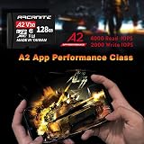 ARCANITE 128GB microSDXC Memory Card with Adapter A2 UHS-I U3 V30 4K Read 95MB/s view 3