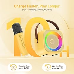 Mini Karaoke Machine for Kids Adults：Portable